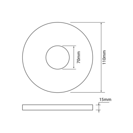 Joint cuvette/reservoir mpmp 70x110x15mm