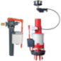 Kit mecanisme WC à câble double chasse + robinet