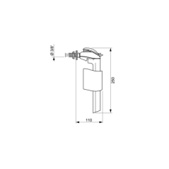 Robinet flotteur compact servo-valve