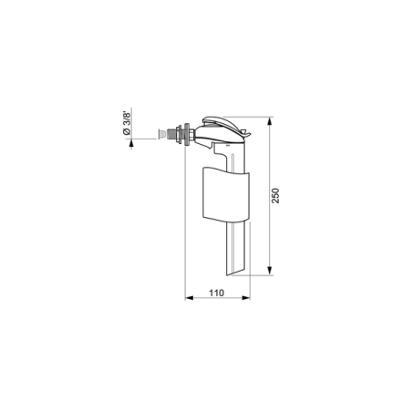 Robinet flotteur compact servo-valve