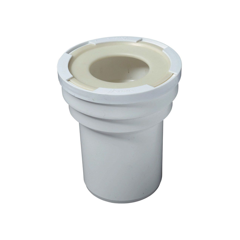 Sortie de cuvette WC droite à coller D.100mm