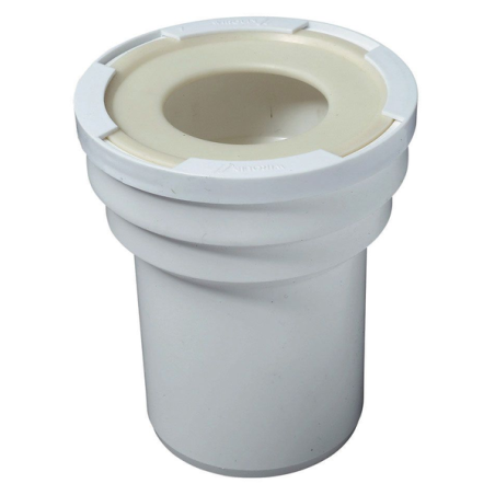 Sortie de cuvette WC droite à coller D.100mm