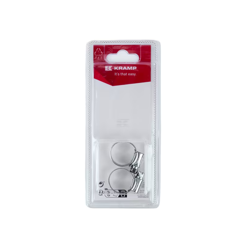 Collier de serrage acier D.12-22mm x2