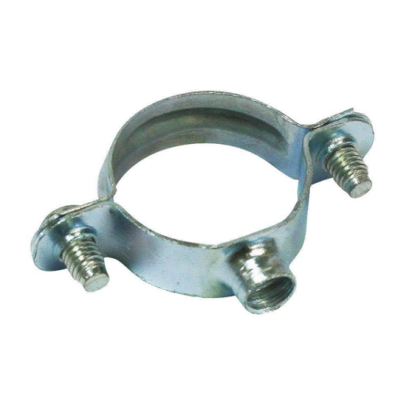 Collier simple acier nickelé D.28mm x10