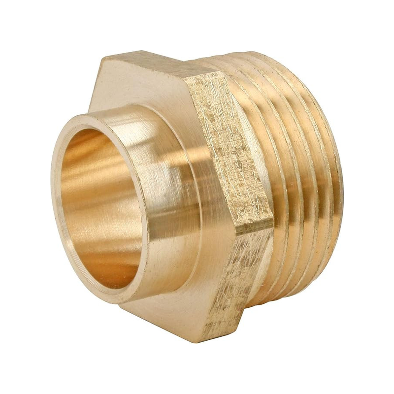 Raccord droit laiton pour cuivre D.12mm m12/17