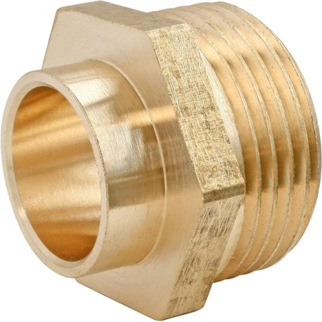 Raccord droit laiton pour cuivre D.12mm m12/17