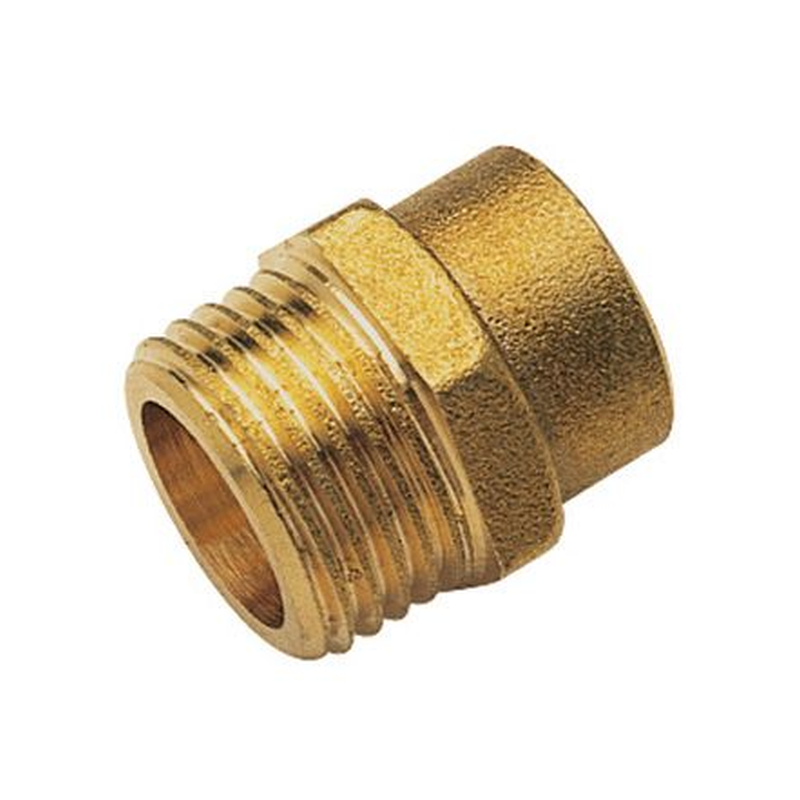 Raccord droit pour cuivre D.14mm m15/21