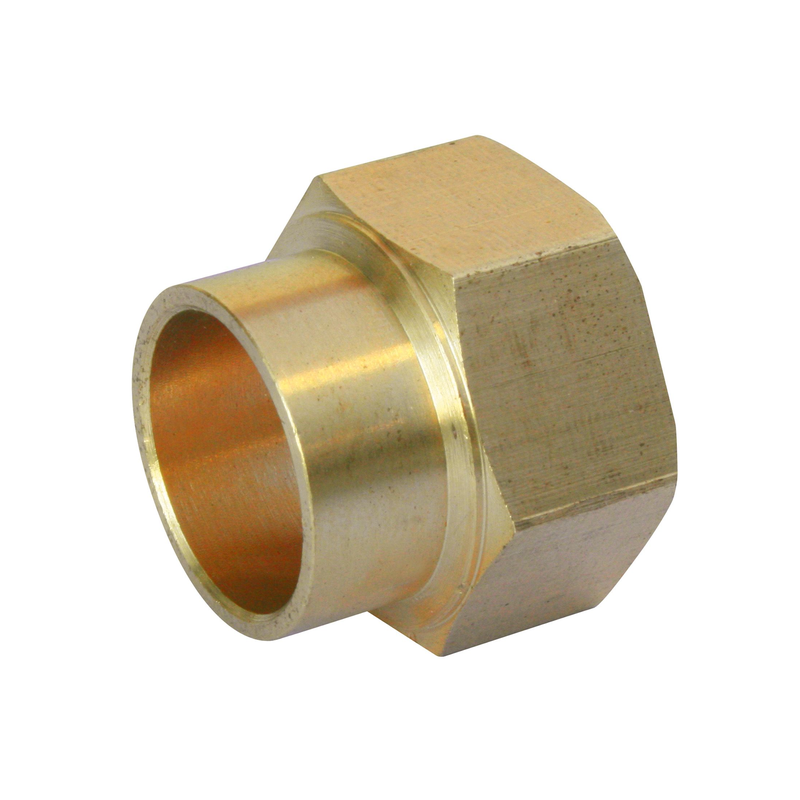 Raccord droit laiton pour cuivre D.14mm f15/21