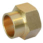 Raccord droit laiton pour cuivre D.14mm f15/21