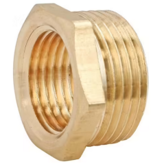 Bague réduction laiton 6 pans Mâle 20/27 - Femelle 15/21