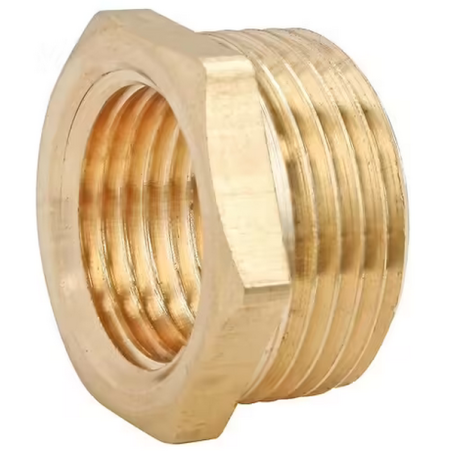 Bague réduction laiton 6 pans Mâle 20/27 - Femelle 15/21