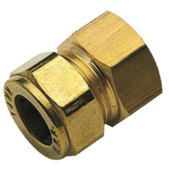 Raccord droit bicône pour cuivre D.12mm f15/21