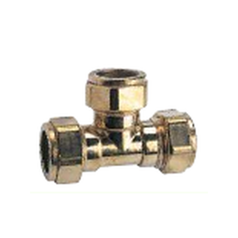 Te égal laiton bicône pour cuivre D.12mm