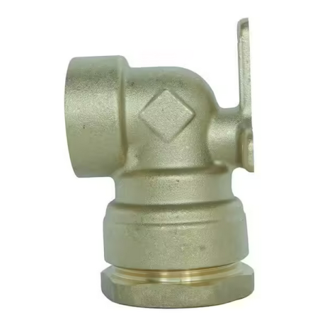 Raccord laiton coudé applique murale SUMO pour tube PE Ø25 mm - Femelle 1/2