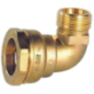 Raccord coude laiton pour pe25 m20/27