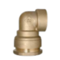 Raccord coude laiton pour pe25 f20/27