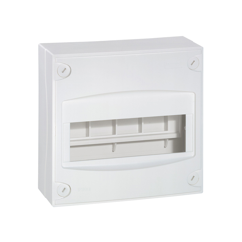 Coffret 1 rangée 9 modules + bornier terre