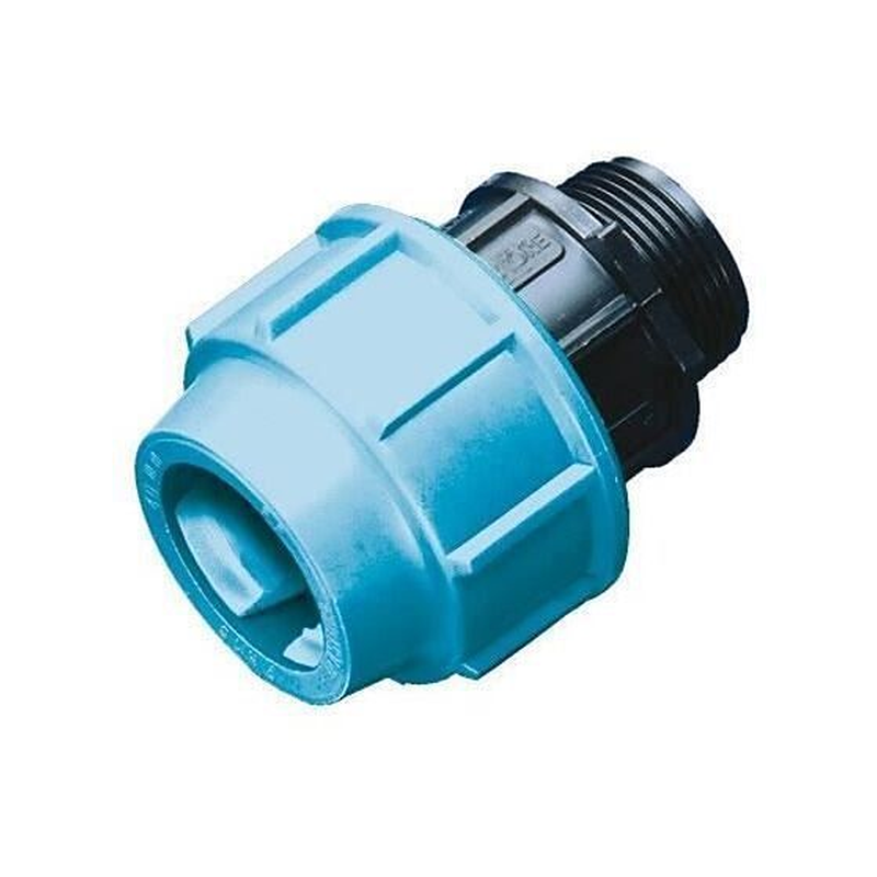 Raccord droit polypropylène pour pe25 m20/27