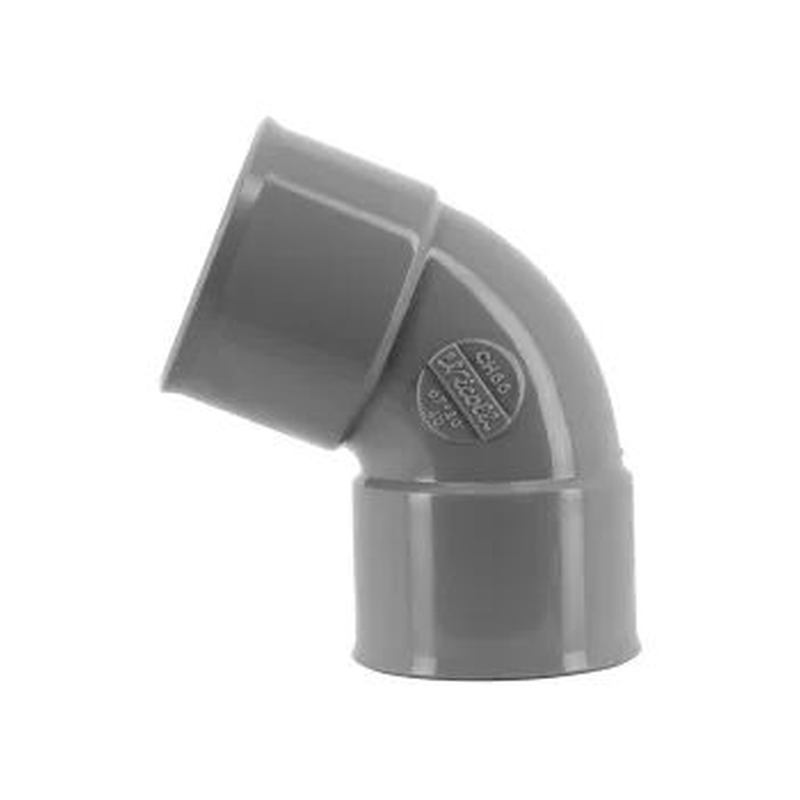 Coude pvc 67°30 f*f D.40mm