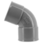 Coude pvc 67°30 f*f D.40mm