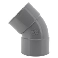 Coude pvc 45° f*f D.100mm