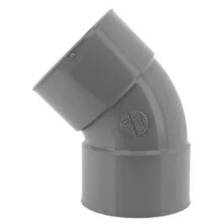 Coude pvc 45° f*f D.100mm