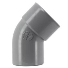 Coude pvc 45° m*f D.63mm
