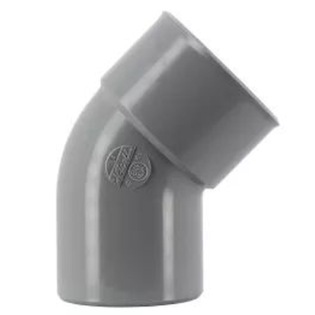 Coude pvc 45° m*f D.63mm