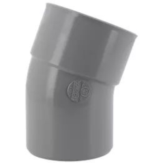 Coude pvc 20° m*f D.100mm