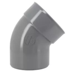 Coude pvc 45° m*f D.160mm cz-4
