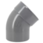 Coude pvc 45° m*f D.160mm cz-4