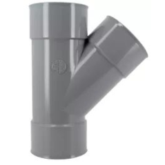 Culotte pvc 45° f*f D.100mm