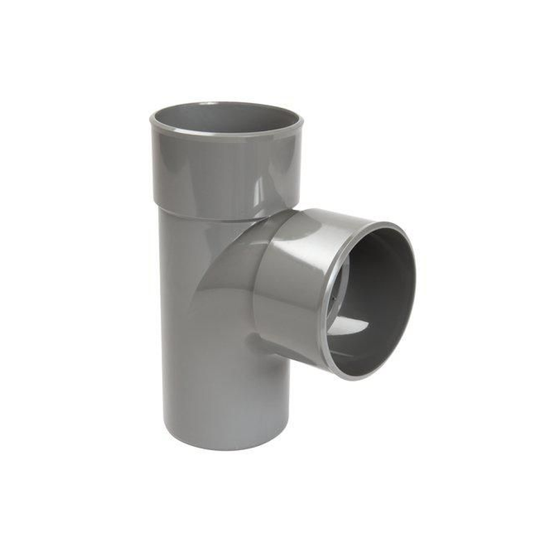 Té simple pvc 87°30 m*f D.40mm