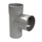 Té simple pvc 87°30 m*f D.40mm
