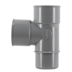Té simple pvc 87°30 m*f D.40mm