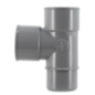 Té simple pvc 87°30 m*f D.40mm