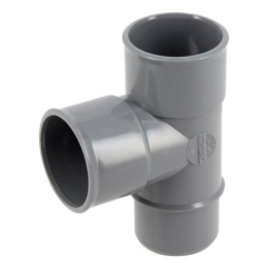 Té simple pvc 87°30 m*f D.40mm
