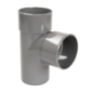 Té simple pvc 87°30 m*f D.40mm