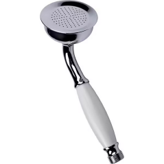 Douchette 1 jet clochette chrome/blc