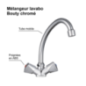 Mélangeur lavabo bouty chromé