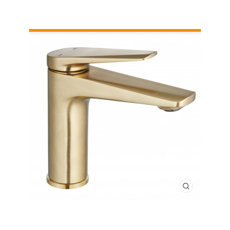 Mitigeur lavabo gloss laiton brosse