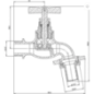 Robinet de puisage raccord nez 15/21-20/27