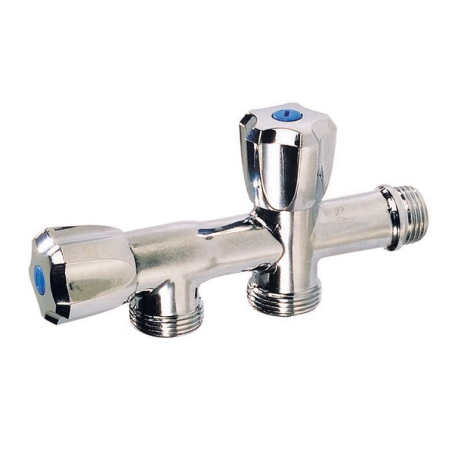 Robinet machine à laver m15/21-20/27 double tête