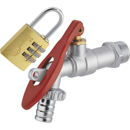 Robinet sphère ran m 1/2-3/4 cadenassable