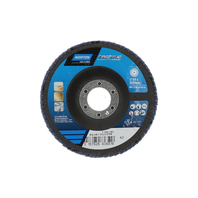 Disque à lamelles universel 115x22.23mm GR40