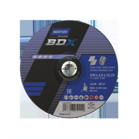 Disque à tronçonner inox 230x2.5x22.23mm