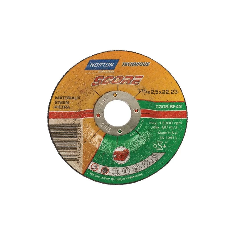 Disque à tronçonner matériaux 115x2.5x22.23mm