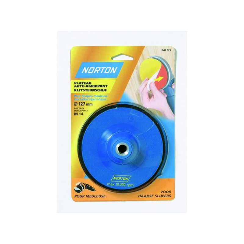 Plateau de meuleuse pour disque auto aggripant m14 115mm