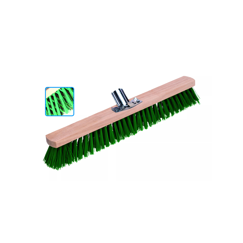 Tête de balai cantonnier fibre pvc 60cm