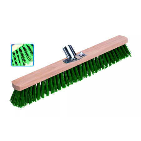 Tête de balai cantonnier fibre pvc 60cm
